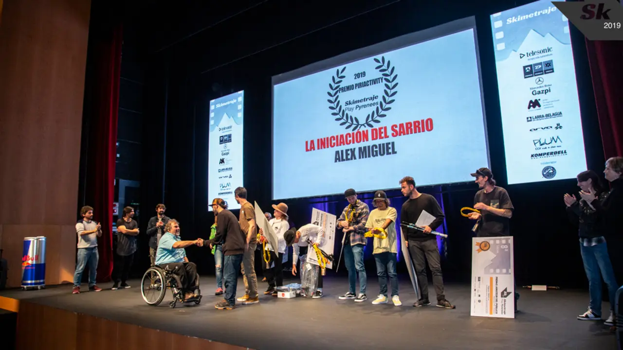 Imagen de los premiados en la edici&oacute;n de Skymetraje de 2019. Foto: Skymetraje