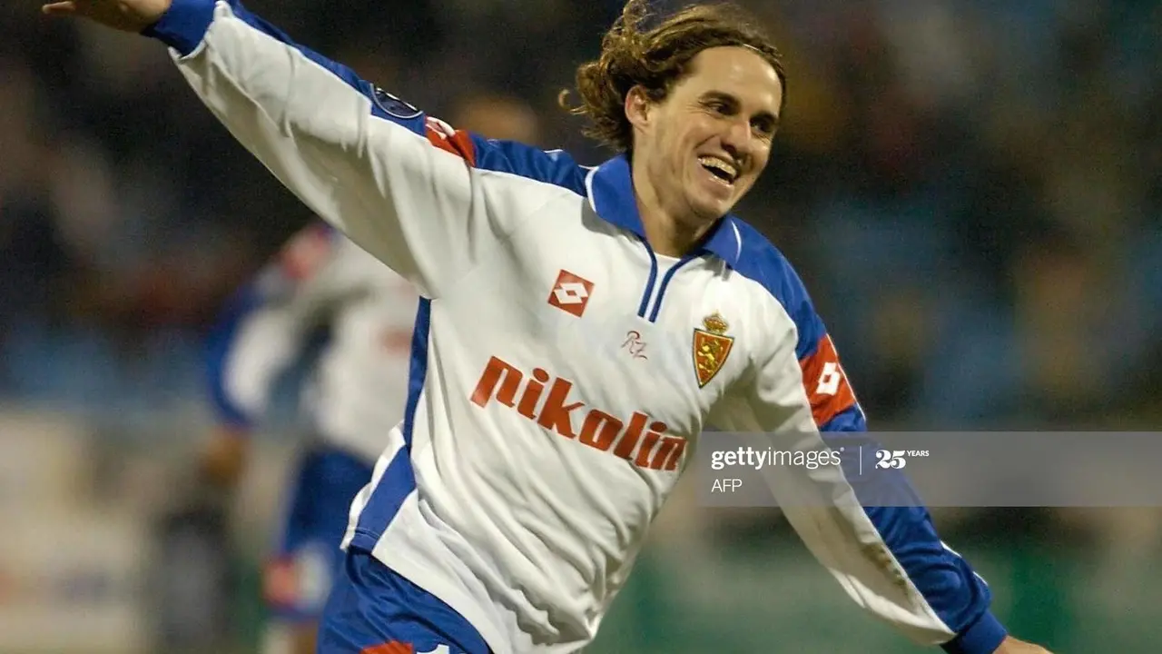 Savio Bortolini llev&oacute; el n&uacute;mero 10 del Real Zaragoza durante tres temporadas| Foto: AFP PHOTO/ LUIS ARMALE
