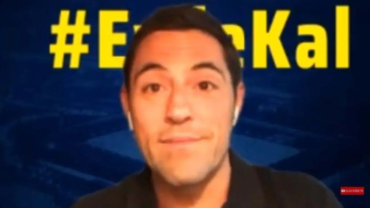 V&iacute;ctor Lape&ntilde;a, durante la entrevista con SPORTARAGON
