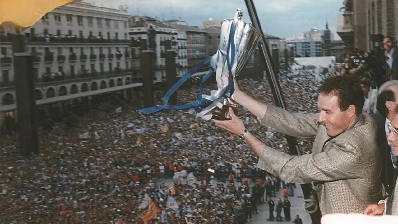 Se cumplen 25 a&ntilde;os de la Recopa del Real Zaragoza. Foto: AS