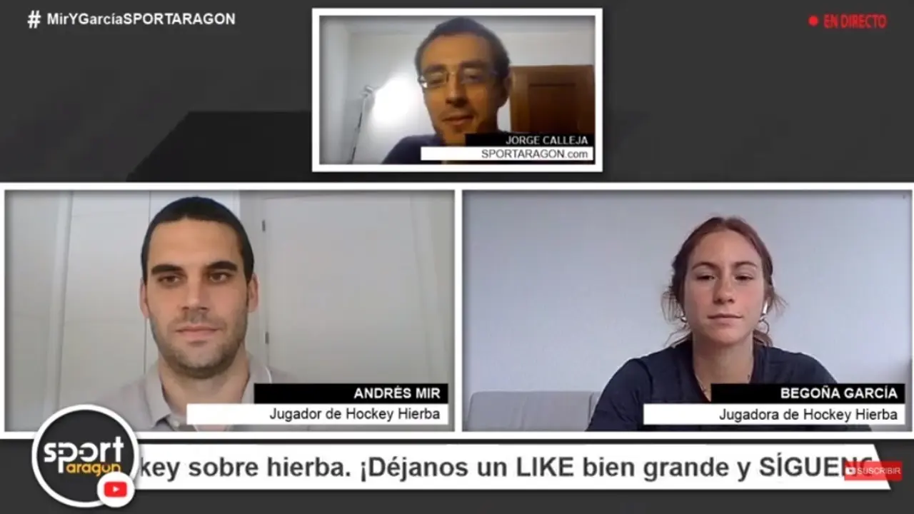 Momento de la charla con Andr&eacute;s Mir y Bego&ntilde;a Garc&iacute;a