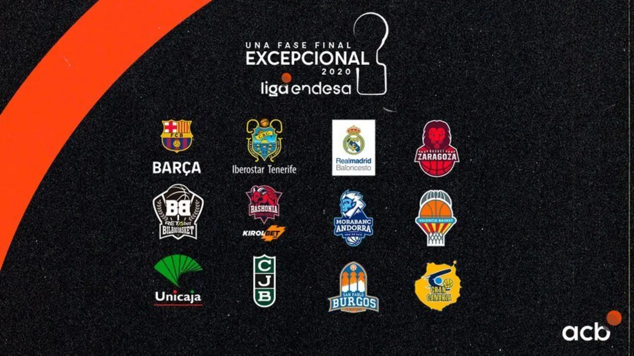 Los 12 participantes en la fase final. Foto: ACB