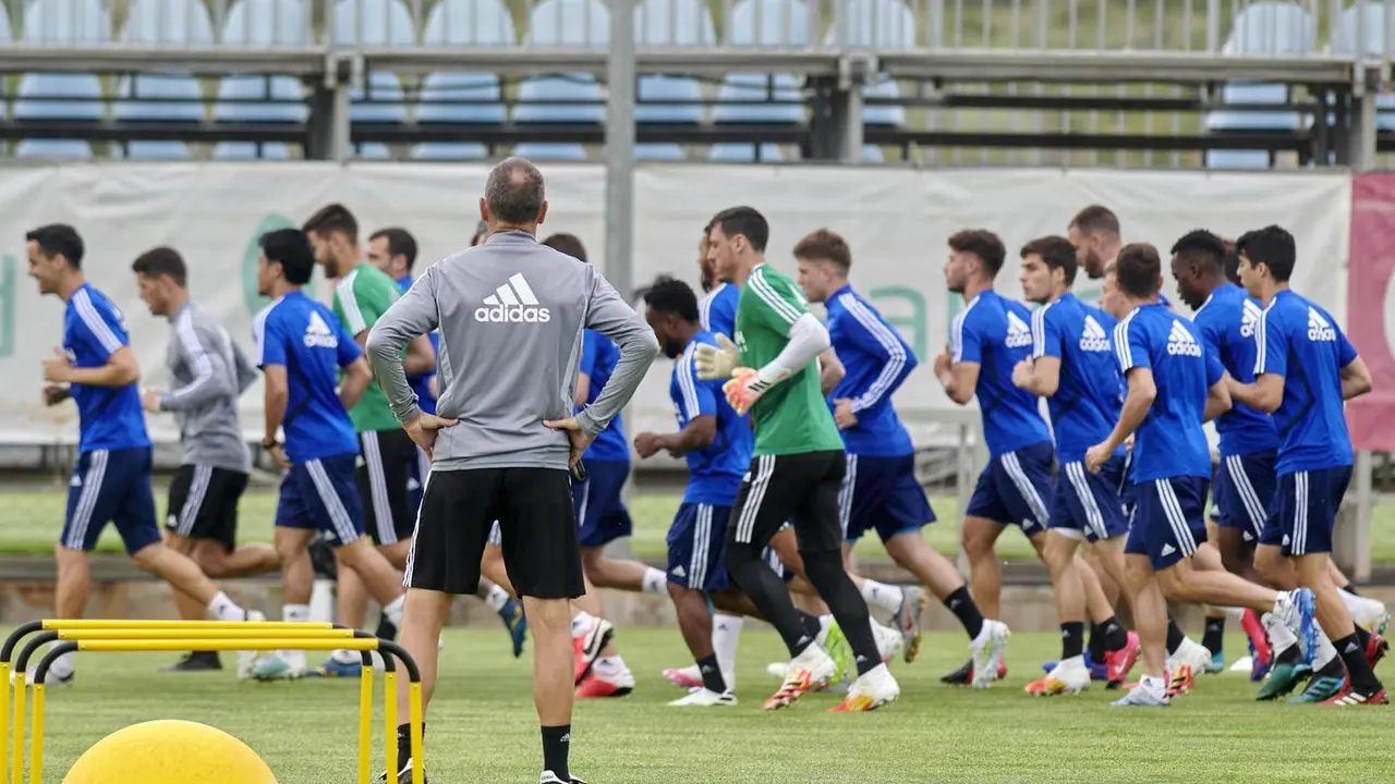 Entrenamiento del Real Zaragoza en la Ciudad Deportiva. Foto: Real Zaragoza