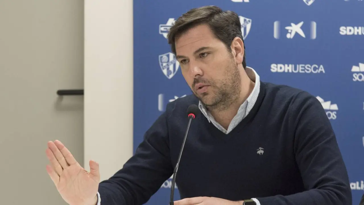 Rub&eacute;n Garc&iacute;a, en la imagen, ya es historia de la  SD Huesca. Foto: Cedida