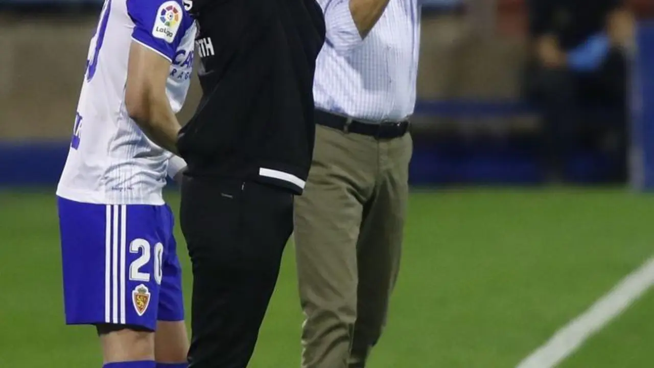 V&iacute;ctor en La Romareda. Foto: LFP