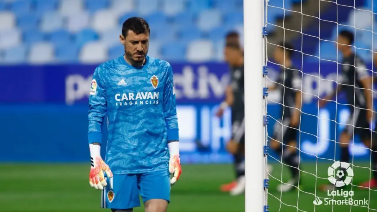 Cristian guardar&aacute; descanso ante la Ponferradina. Foto: LFP