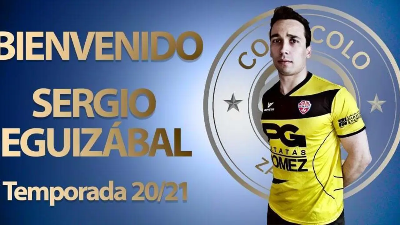 Cartel del Colo Colo para la llegada de Sergio Eguiz&aacute;bal