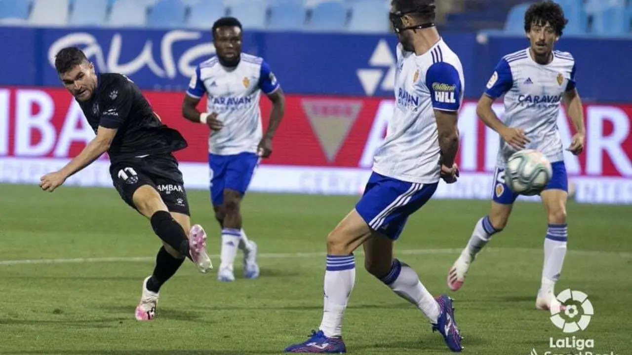 Gal&aacute;n dispara a puerta para marcar el gol de la victoria I Foto: La Liga