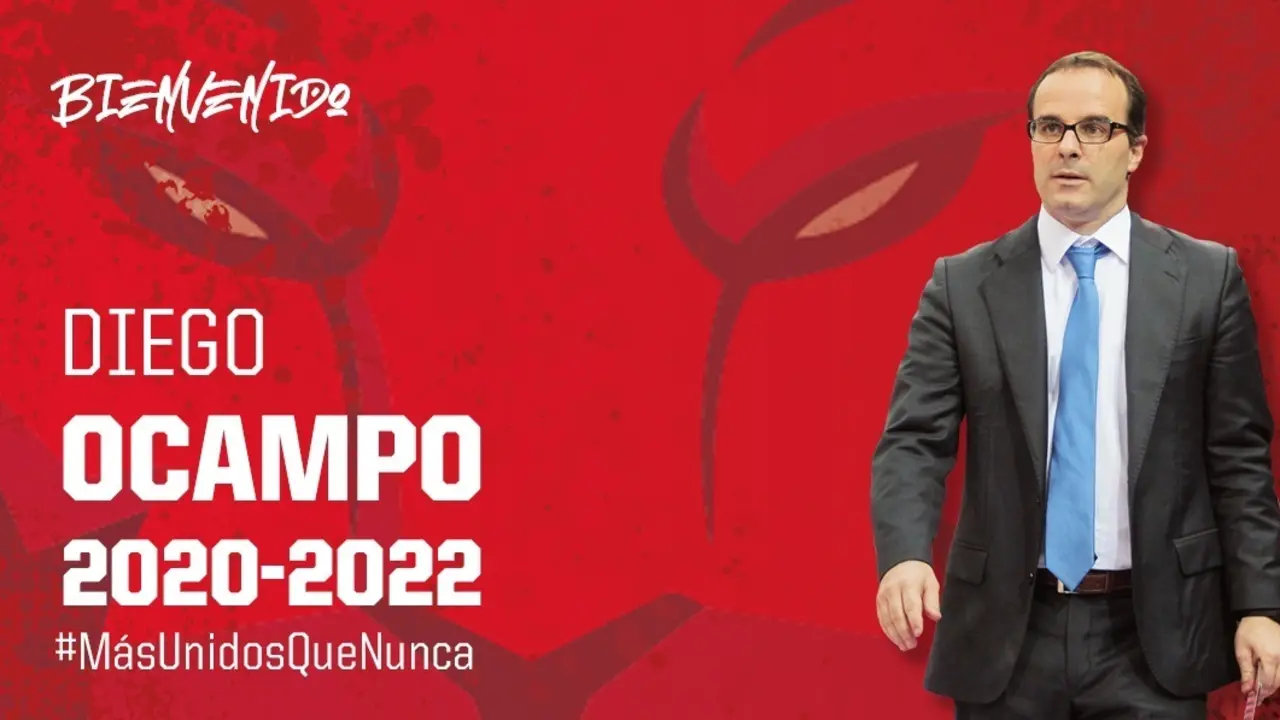 Cartel dise&ntilde;ado por el club para la llegada de Diego Ocampo
