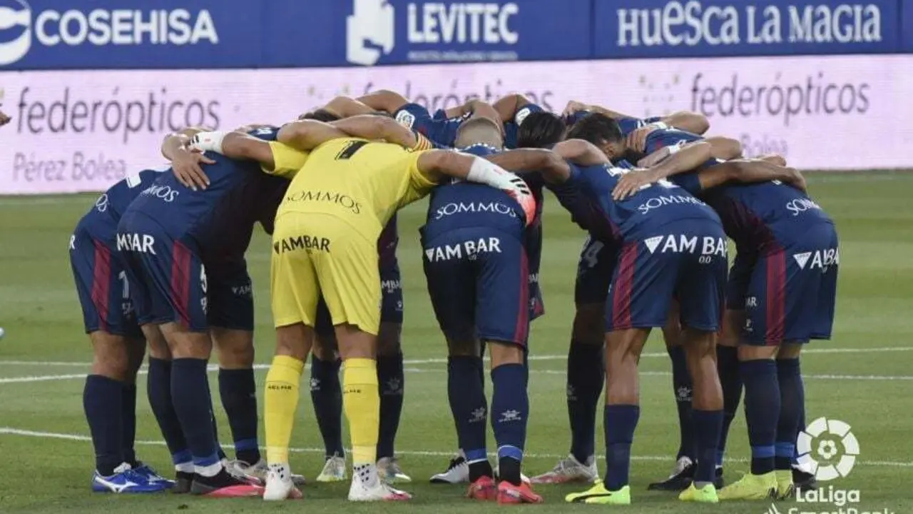 Los jugadores del Huesca debutar&aacute;n esta temporada en Primera ante el Villarreal | Foto: LFP