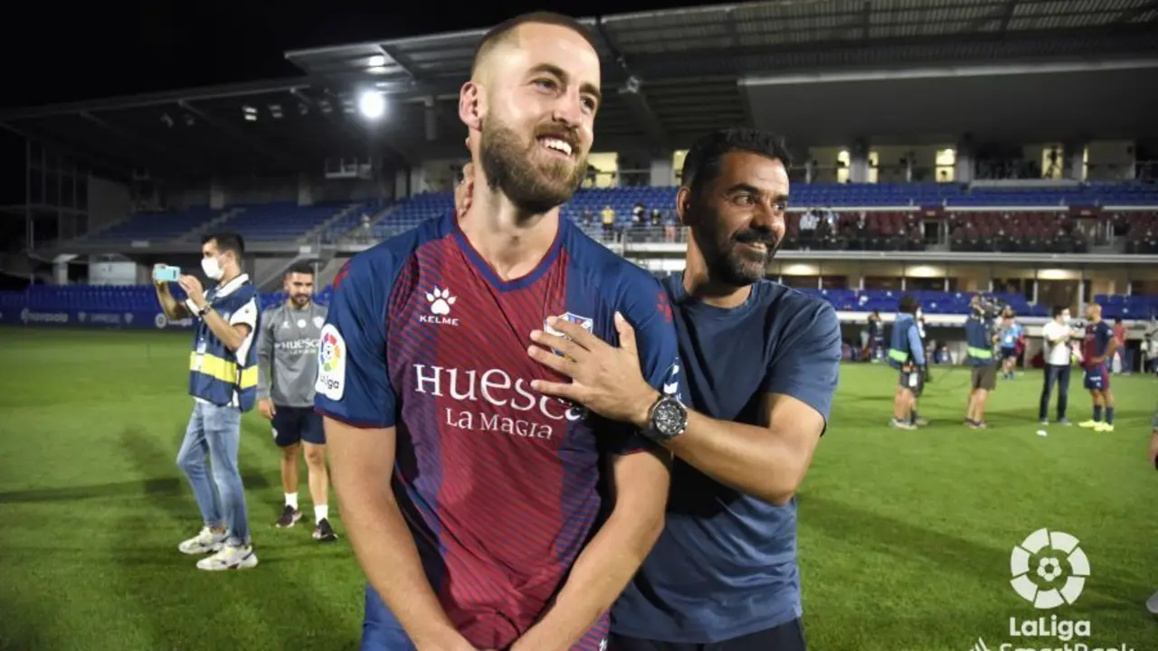 M&iacute;chel, junto a Jorge Pulido | Foto: LaLiga