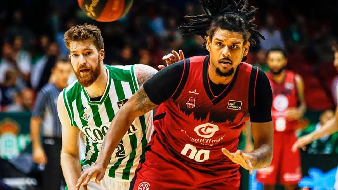 Justiz, en la imagen, era la pieza angular del Levitec Huesca para la temporada actual y del convenio con Basket Zaragoza. Foto: Basket Zaragoza
