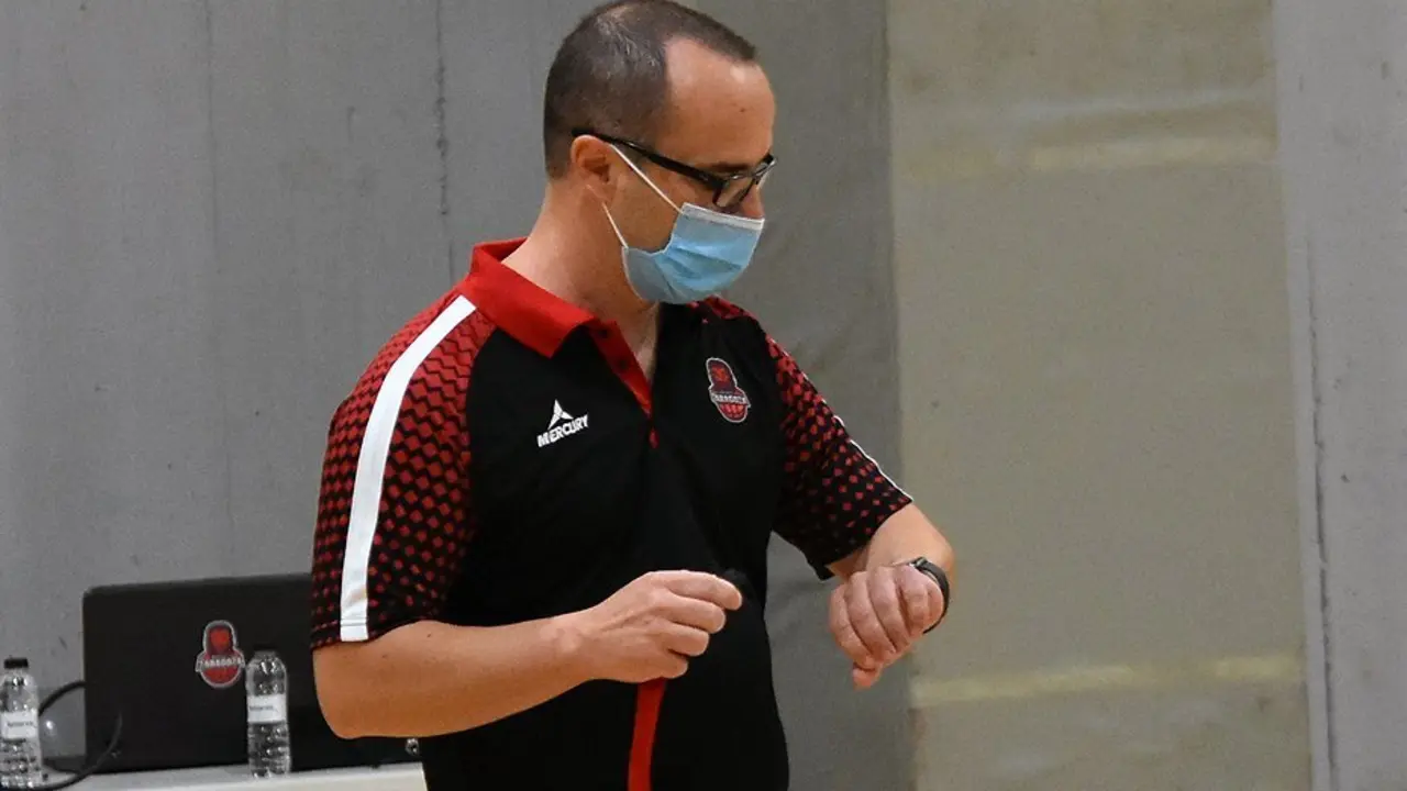 Diego Ocampo, el lunes pasado. Foto: Basket Zaragoza