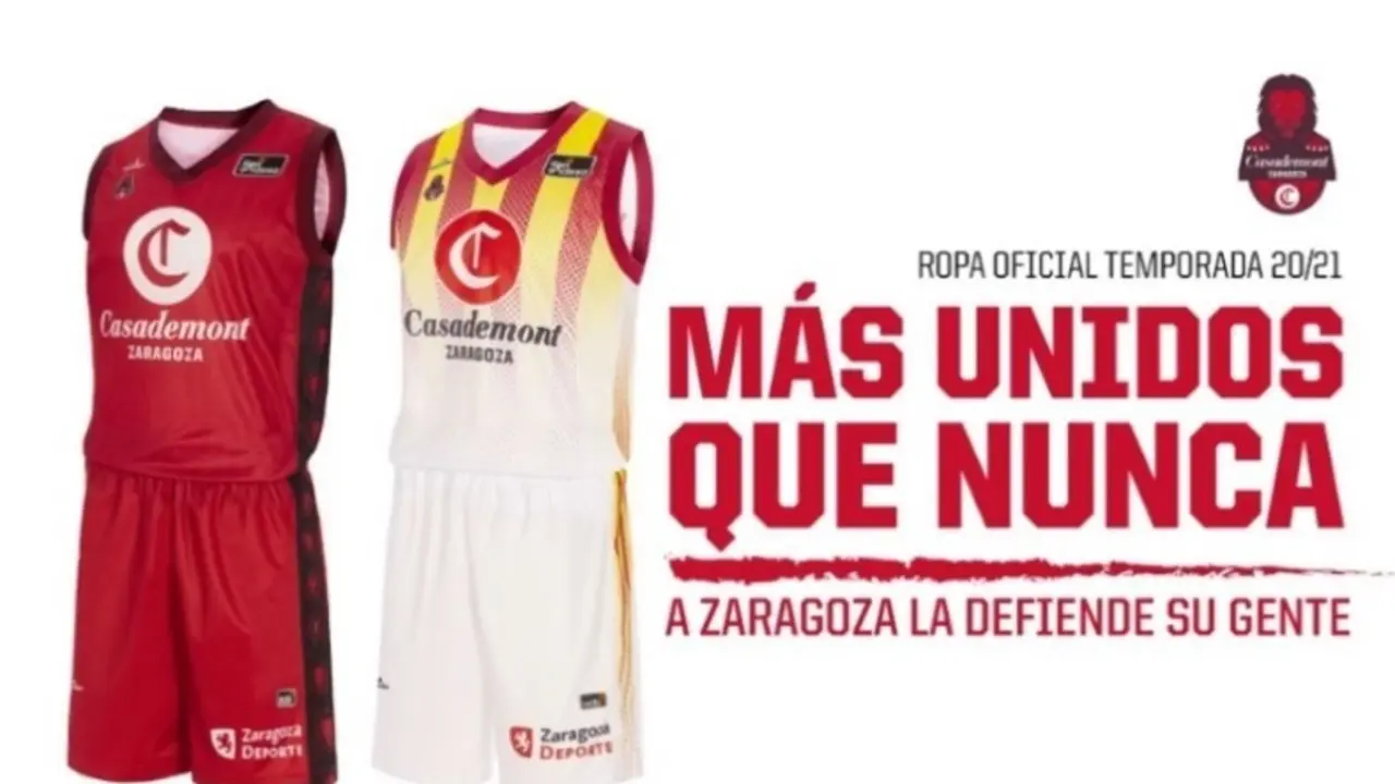 Camisetas del equipo para esta temporada. Foto: Casademont Zaragoza