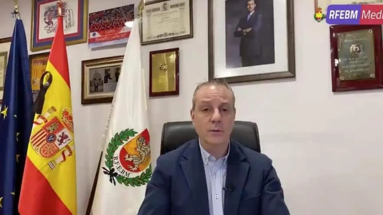 Imagen de archivo del presidente de la Rfebm, Francisco V&aacute;zquez. Foto: Rfebm
