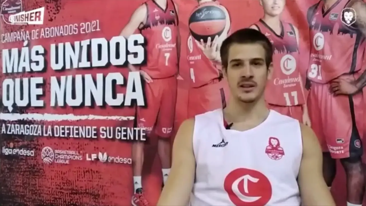 Fotograma del v&iacute;deo difundido por el club de Nico Brussino