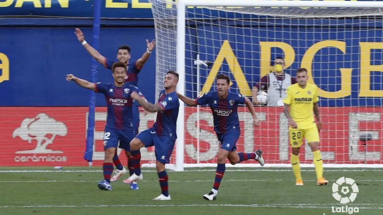 Maffeo celebrando el tanto. | Foto: LaLiga