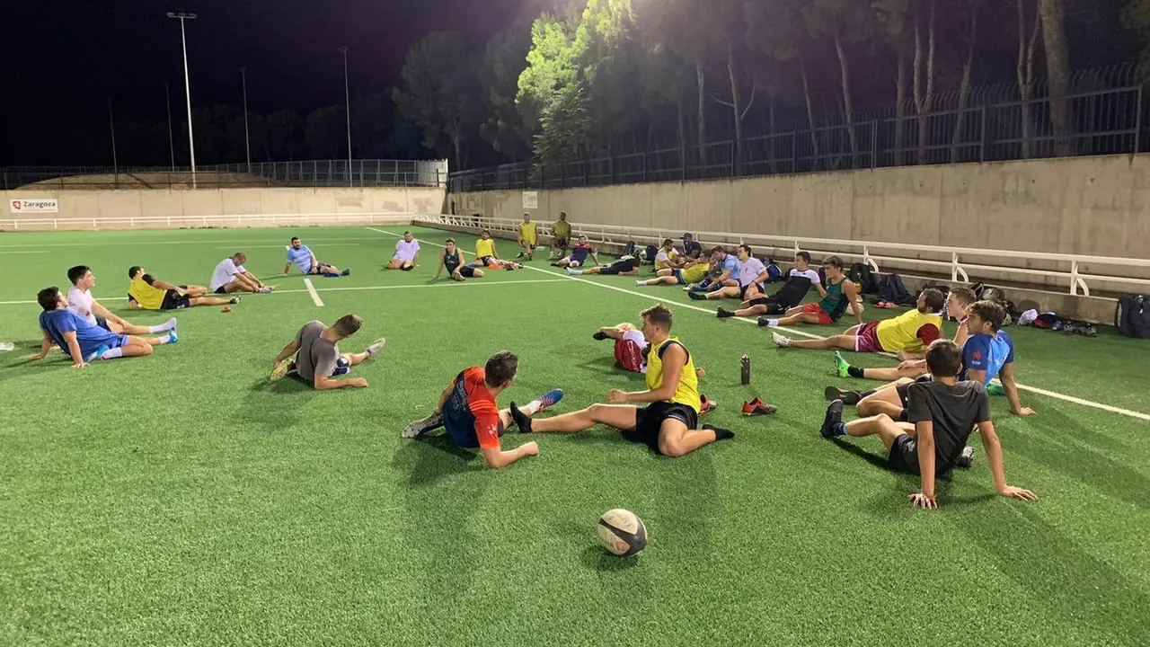 Primer entrenamiento de la temporada 20/21. Foto: F&eacute;nix Rugby