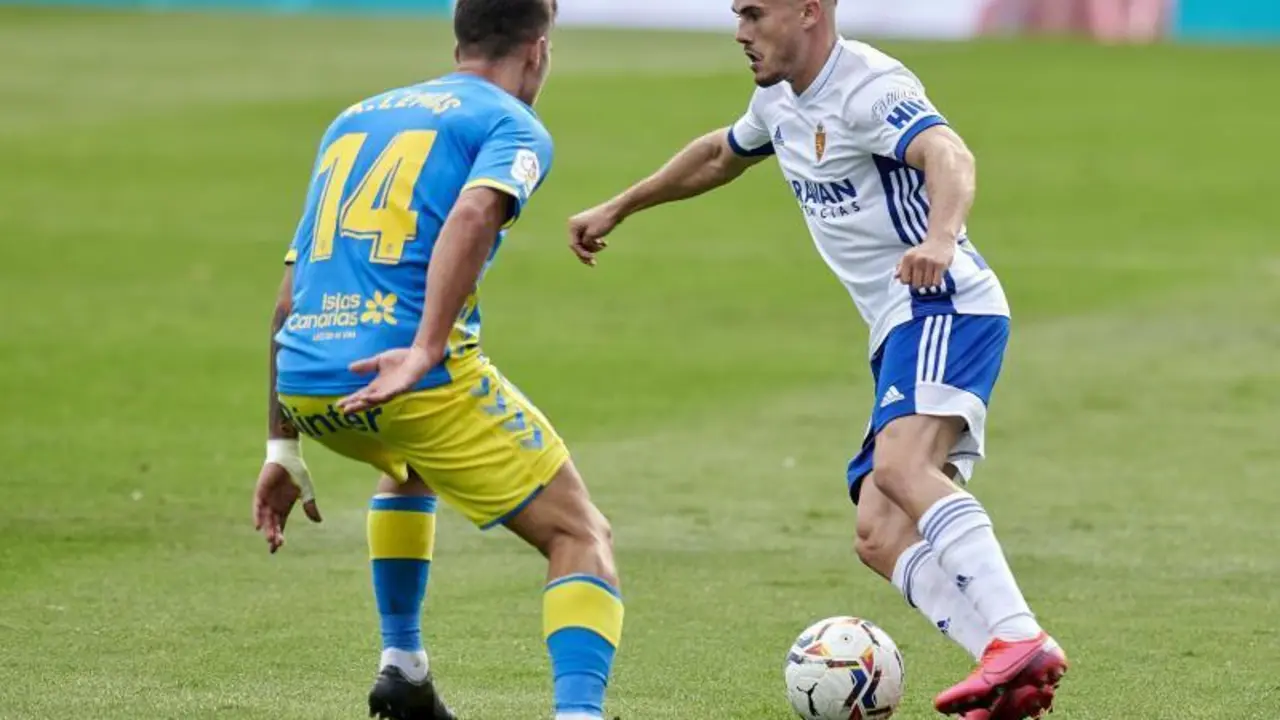 Pep Chavarr&iacute;a ante la UD Las Palmas | Foto: Tino Gil, Real Zaragoza