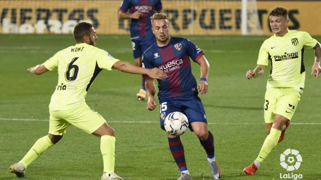 Ontiveros en el partido contra el Atl&eacute;tico de Madrid. | Foto: LaLiga