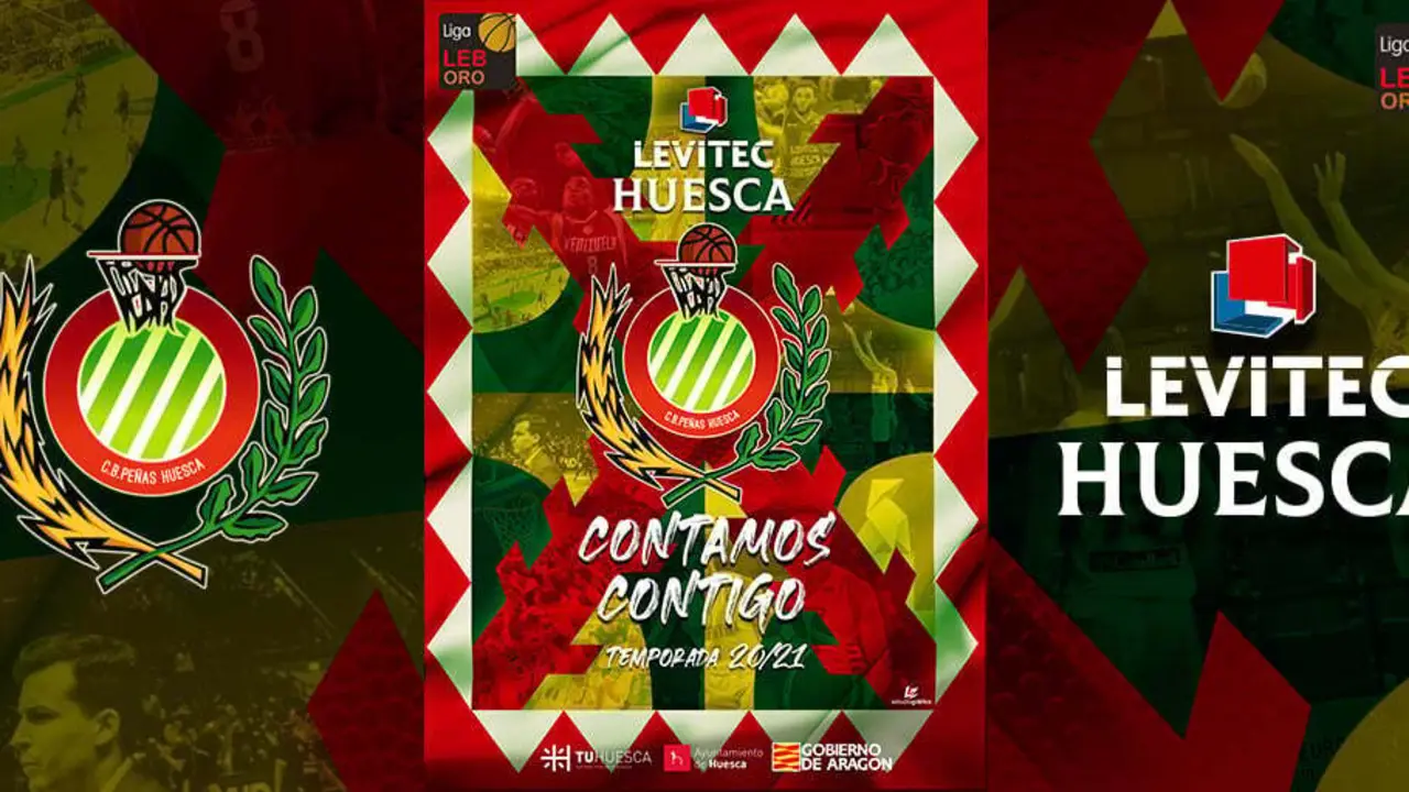 Cartel promocional del Levitec Huesca. | Foto: CB Pe&ntilde;as
