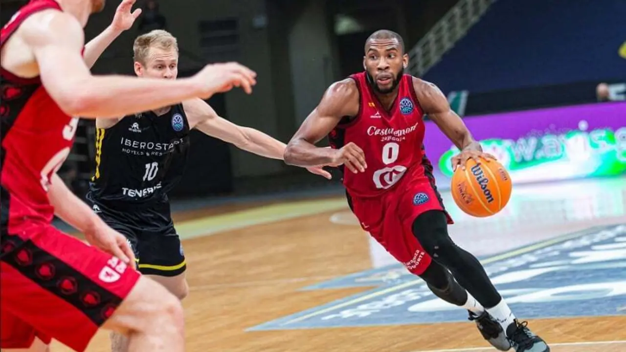 Rasheed Sulaimon, en el partido de BCL ante Tenerife. Foto: FIBA