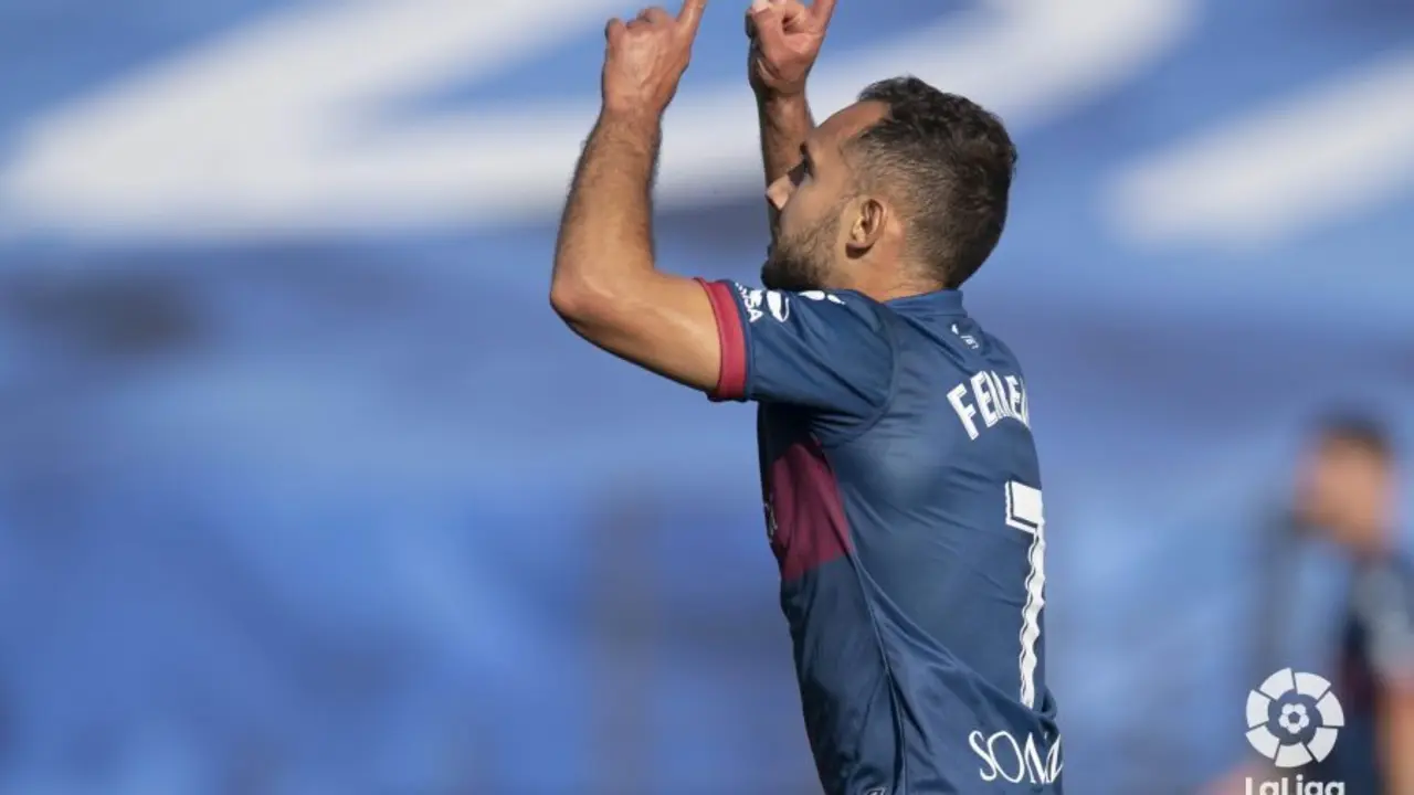 Ferreiro celebra su gol al Real Madrid | Foto: LFP