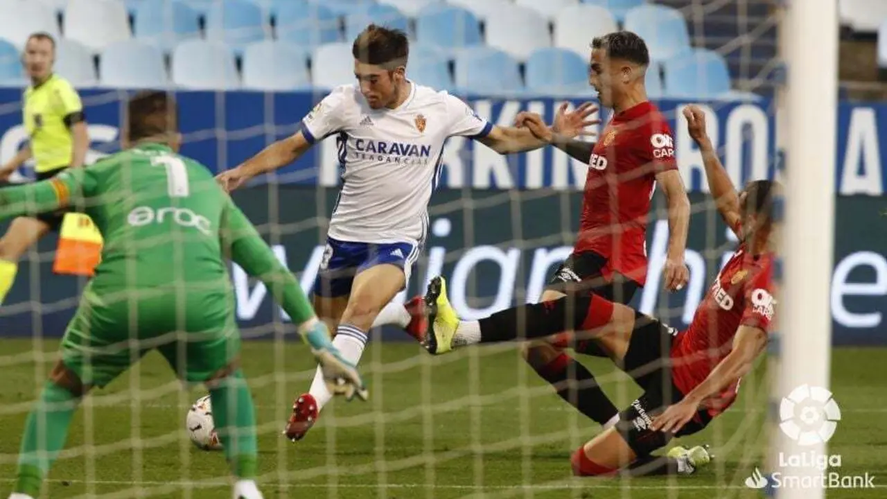 Larrazabal ante el Mallorca. Foto: LFP