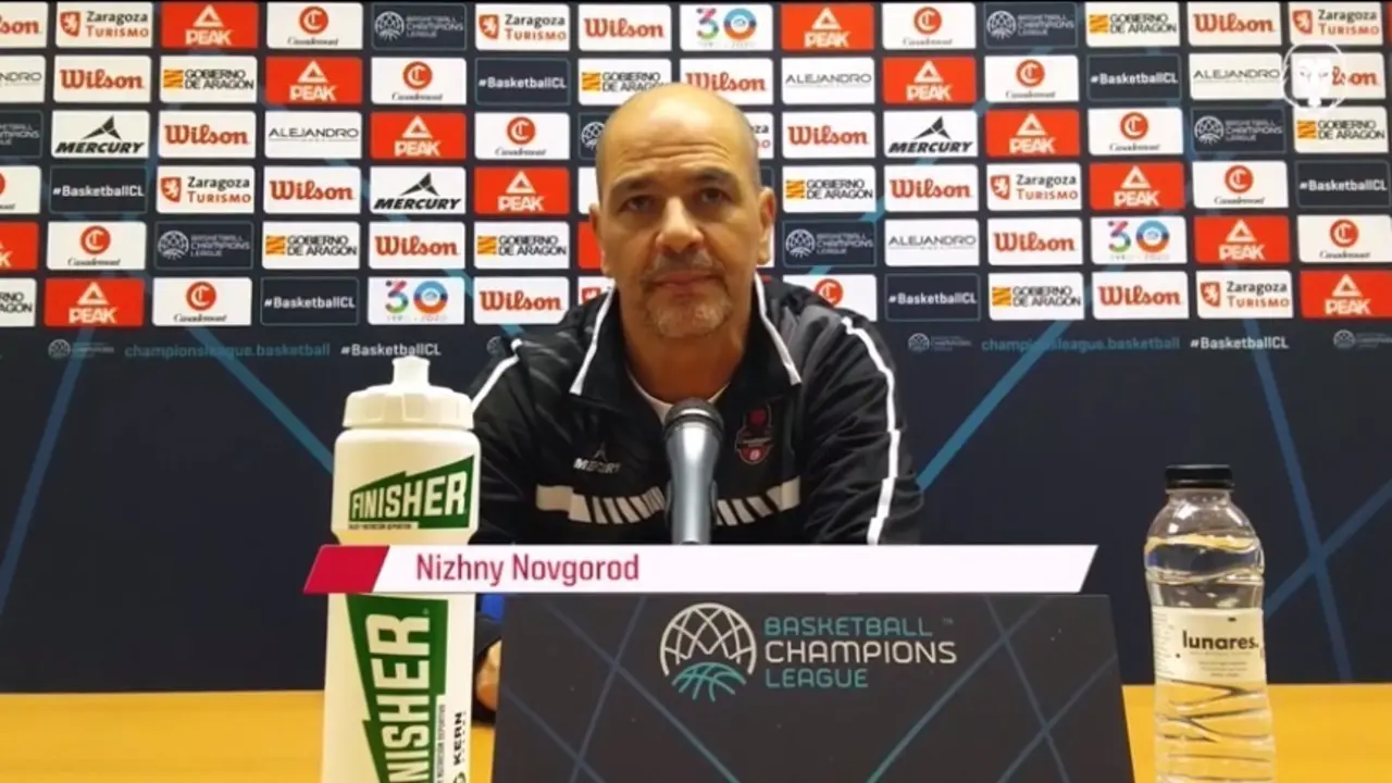 Sergio Hern&aacute;ndez, contento pero no satisfecho. Fotograma de Casademont Zaragoza