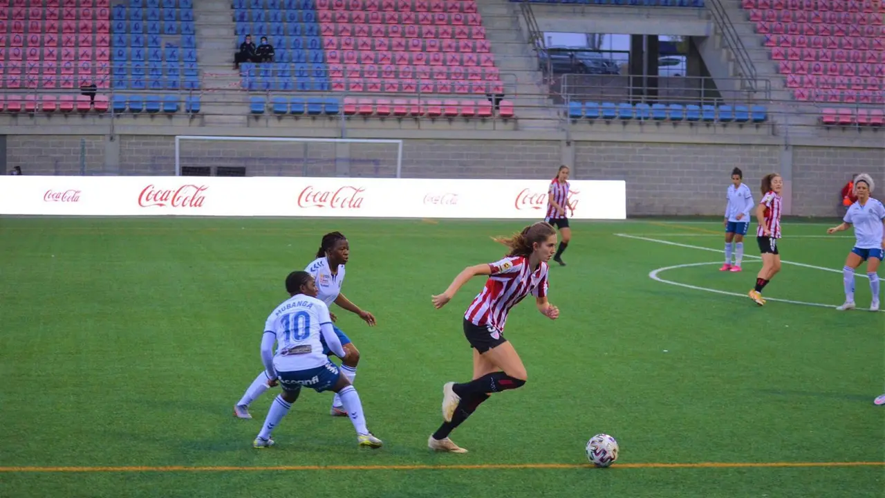 El Zaragoza CFF gana los tres primeros puntos de la temporada ante el Athletic Club de Bilbao &laquo;B&raquo;. Foto: Zaragoza CFF