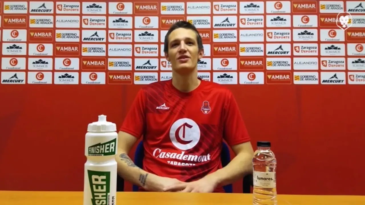 Vit Krejci, en un fotograma del Casademont Zaragoza