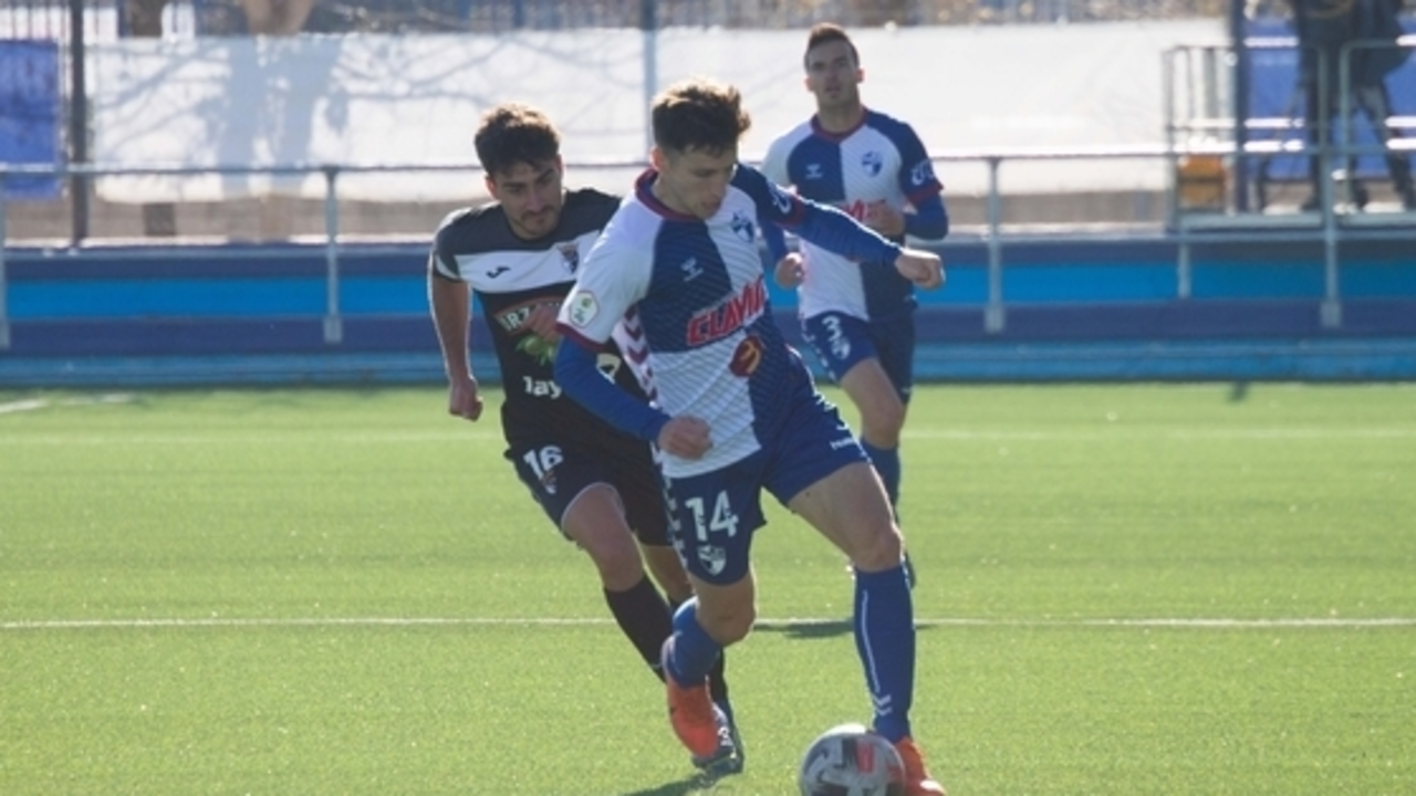 El Ebro en su partido ante el Haro. Foto: CD Ebro