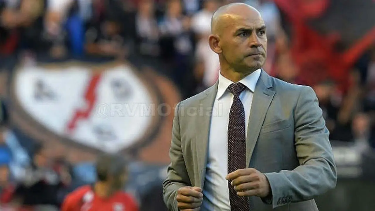 Paco J&eacute;mez en su etapa como entrenador del Rayo Vallecano. Foto: Rayo Vallecano