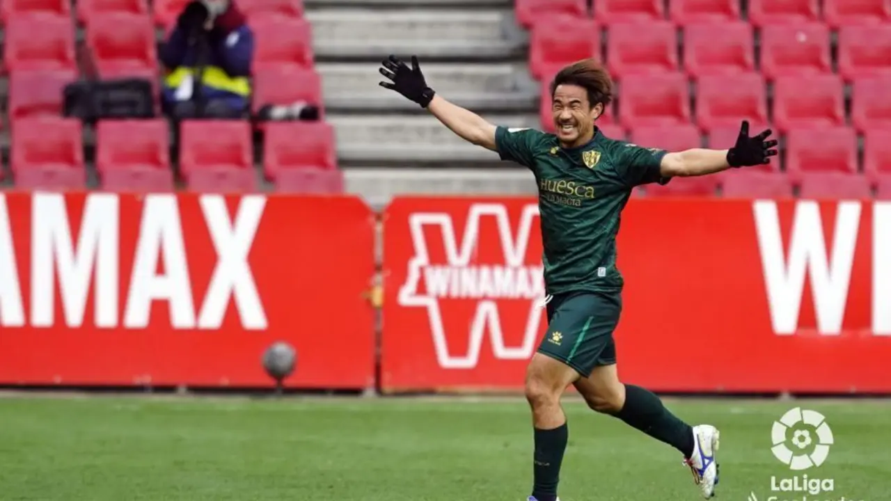 Okazaki quiere celebrar una victoria contra el Real Madrid este s&aacute;bado. | Foto: LaLiga