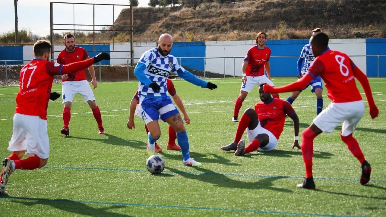 Foto durante la &uacute;ltima derrota del Tamarite contra el Cari&ntilde;ena. | Foto: CDJ Tamarite