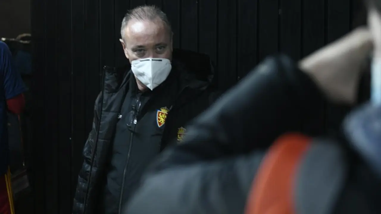 JIM en el partido de Copa del Rey en El Malec&oacute;n. Foto: Real Zaragoza