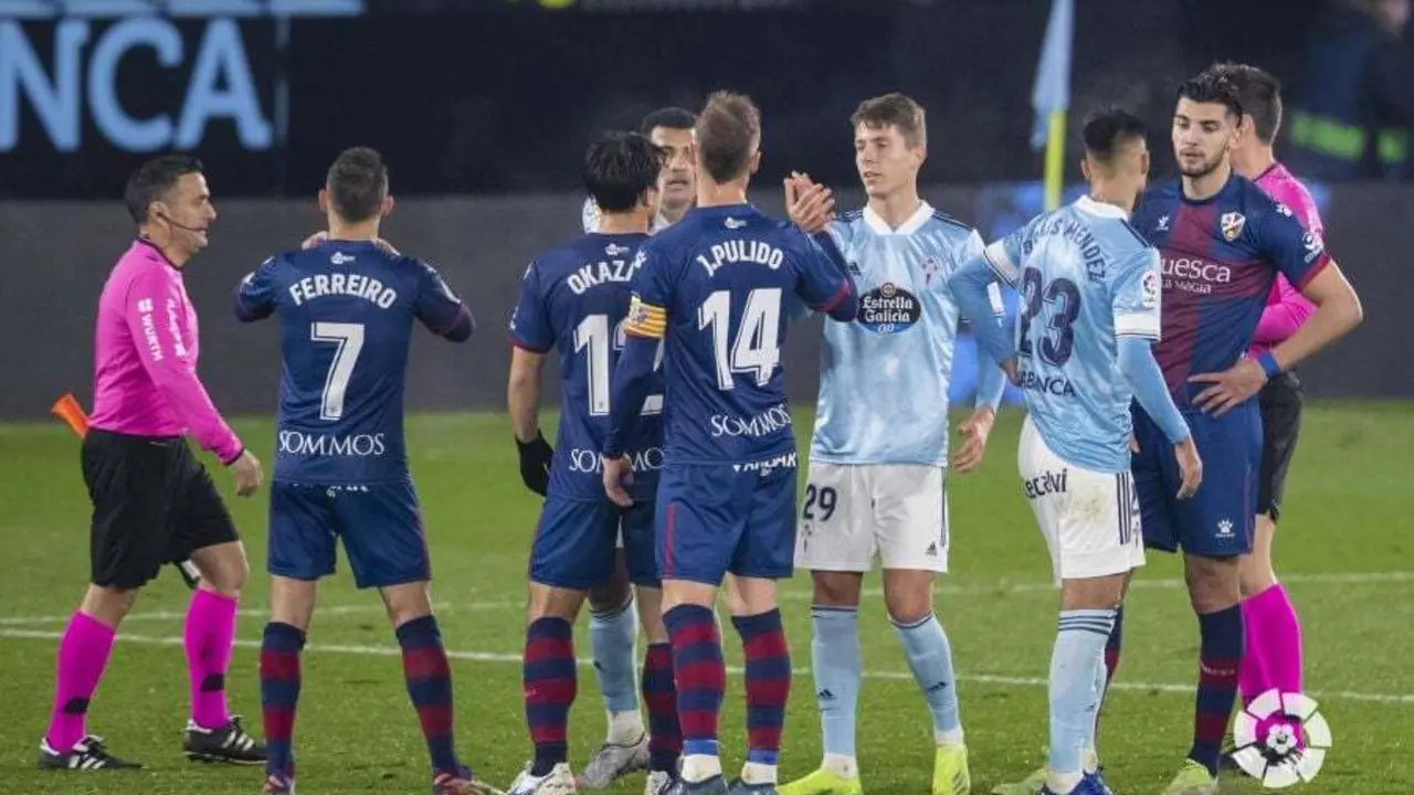 Pulido al final de encuentro. | Foto: LaLiga