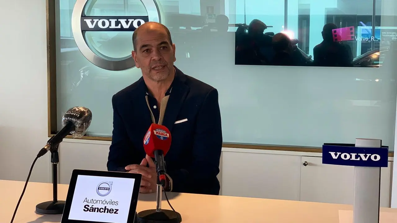 Sergio Hern&aacute;ndez en la rueda de prensa previa al partido con el Fuenlabrada. Foto: Casademont Zaragoza