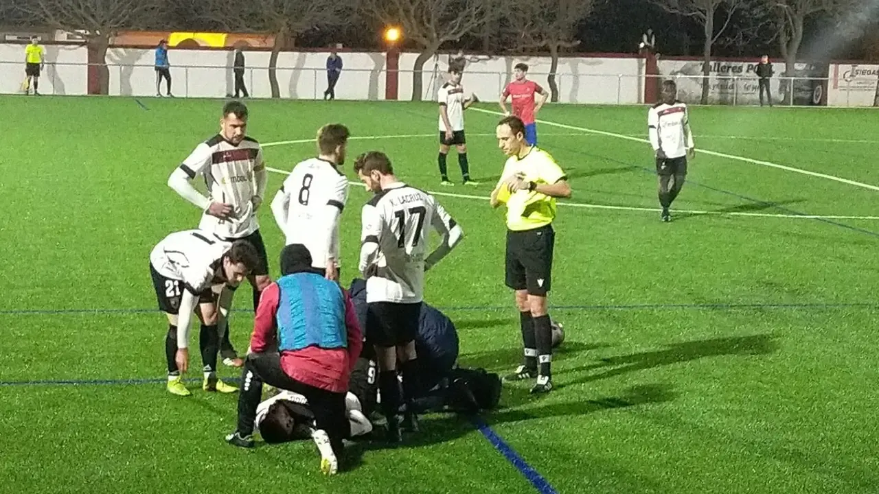 El CD Teruel castigado por la carga de minutos. | Foto: CD Teruel