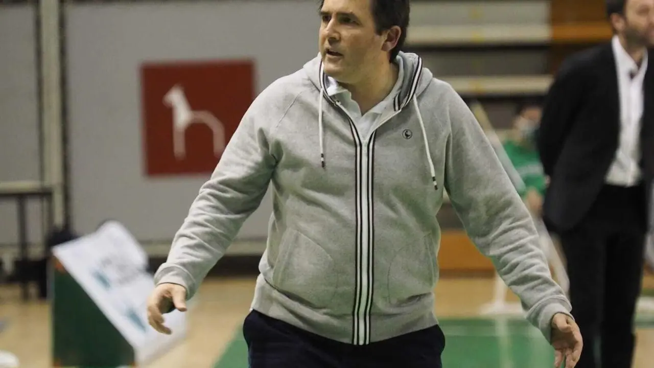 Carlos Lanau, en un partido de la temporada pasada. Foto: C. Pascual