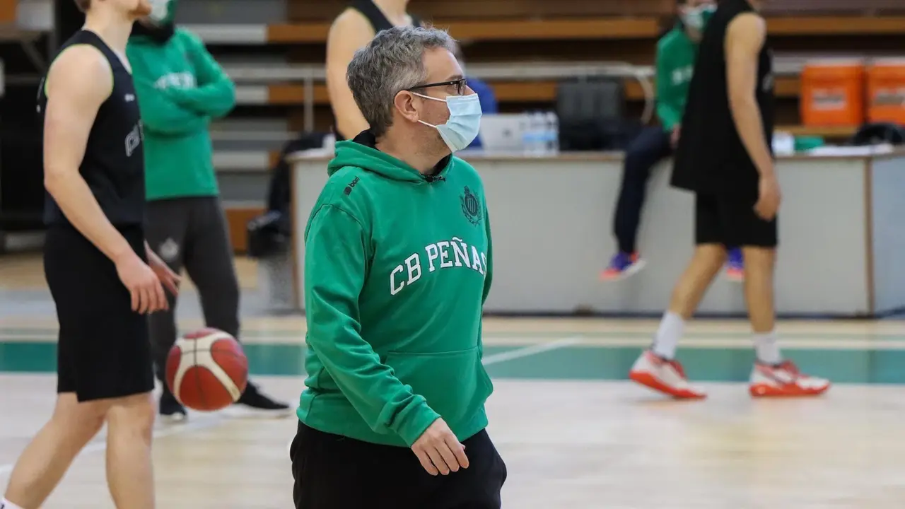 &Oacute;scar Lata, en un entrenamiento. Foto: Levitec Huesca