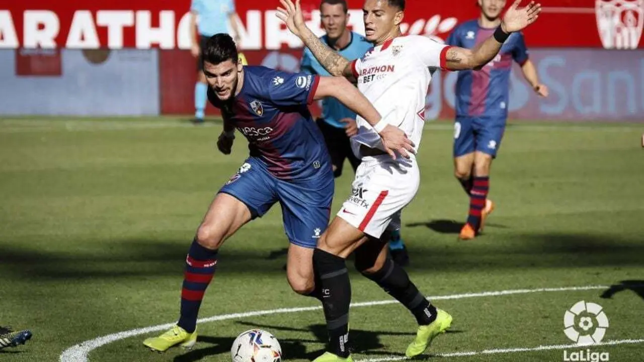Rafa Mir en su &uacute;ltimo partido contra el Sevilla. | Foto: LaLiga