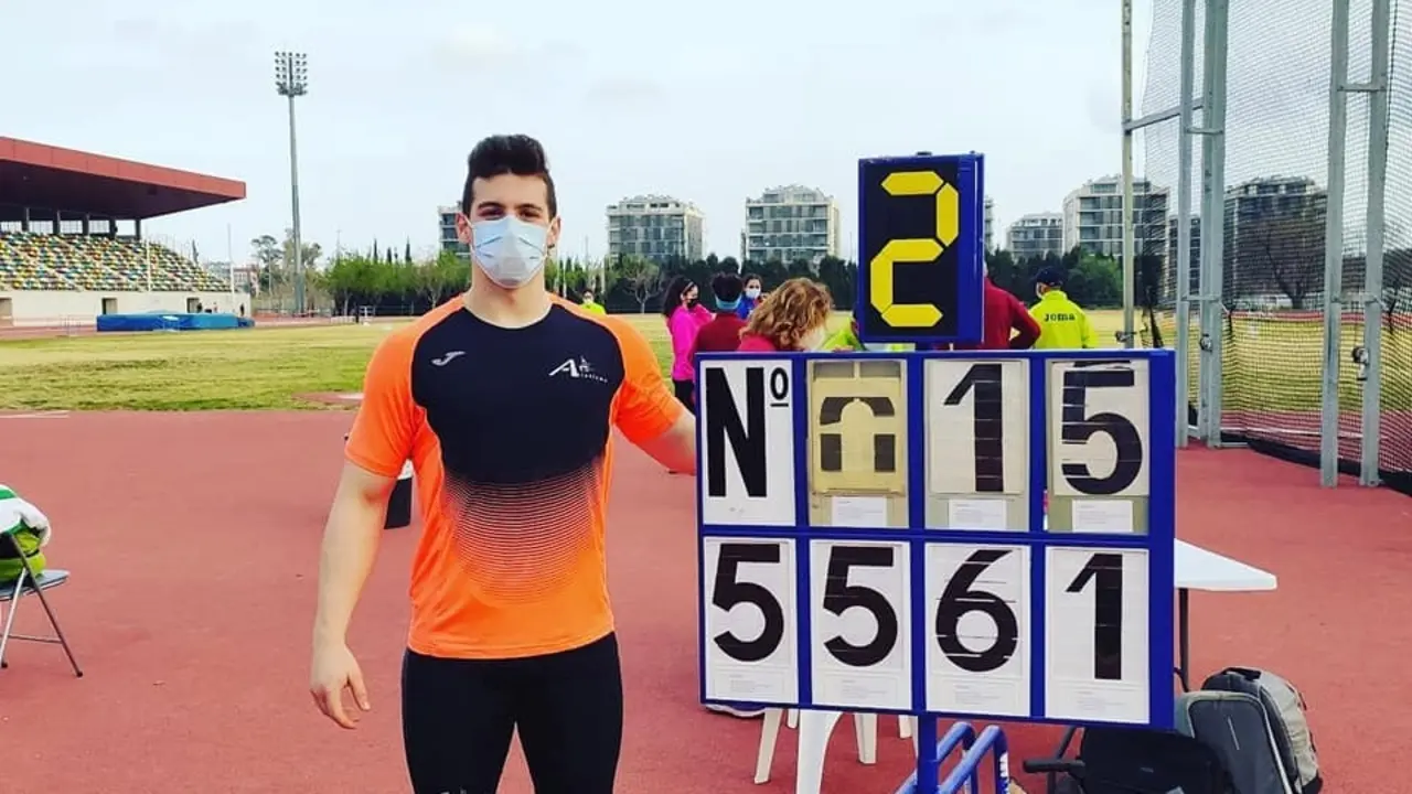 Javier Cruz. Foto: Club Atletismo Fraga - Bajo Cinca