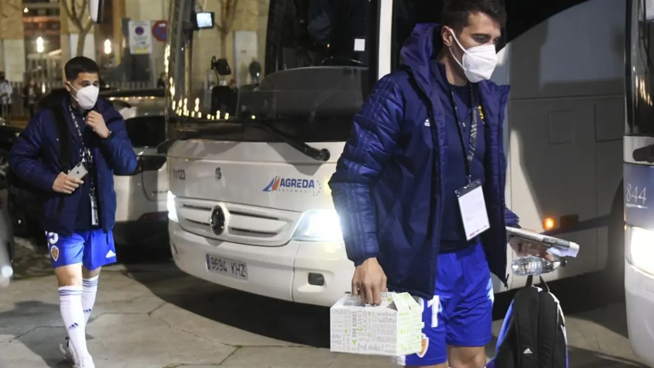 Alberto Zapater en su llegada a La Romareda | Real Zaragoza