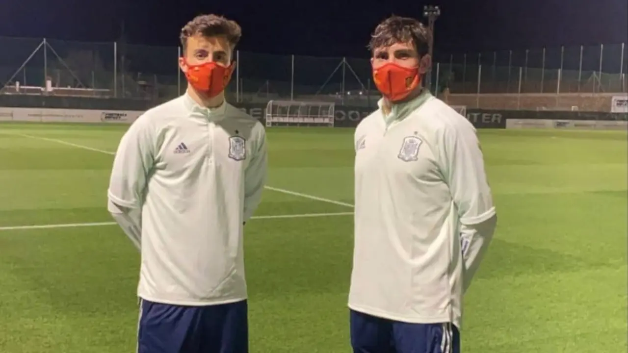 Iv&aacute;n Az&oacute;n y Alejandro Franc&eacute;s con la Selecci&oacute;n Espa&ntilde;ola