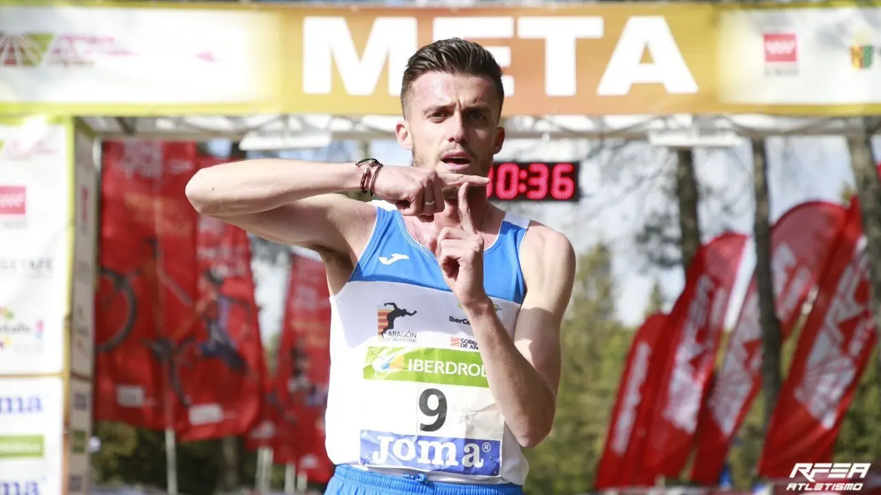 Mayo como Campe&oacute;n de Espa&ntilde;a de Campo a Trav&eacute;s. Foto: Federaci&oacute;n Aragonesa Atletismo