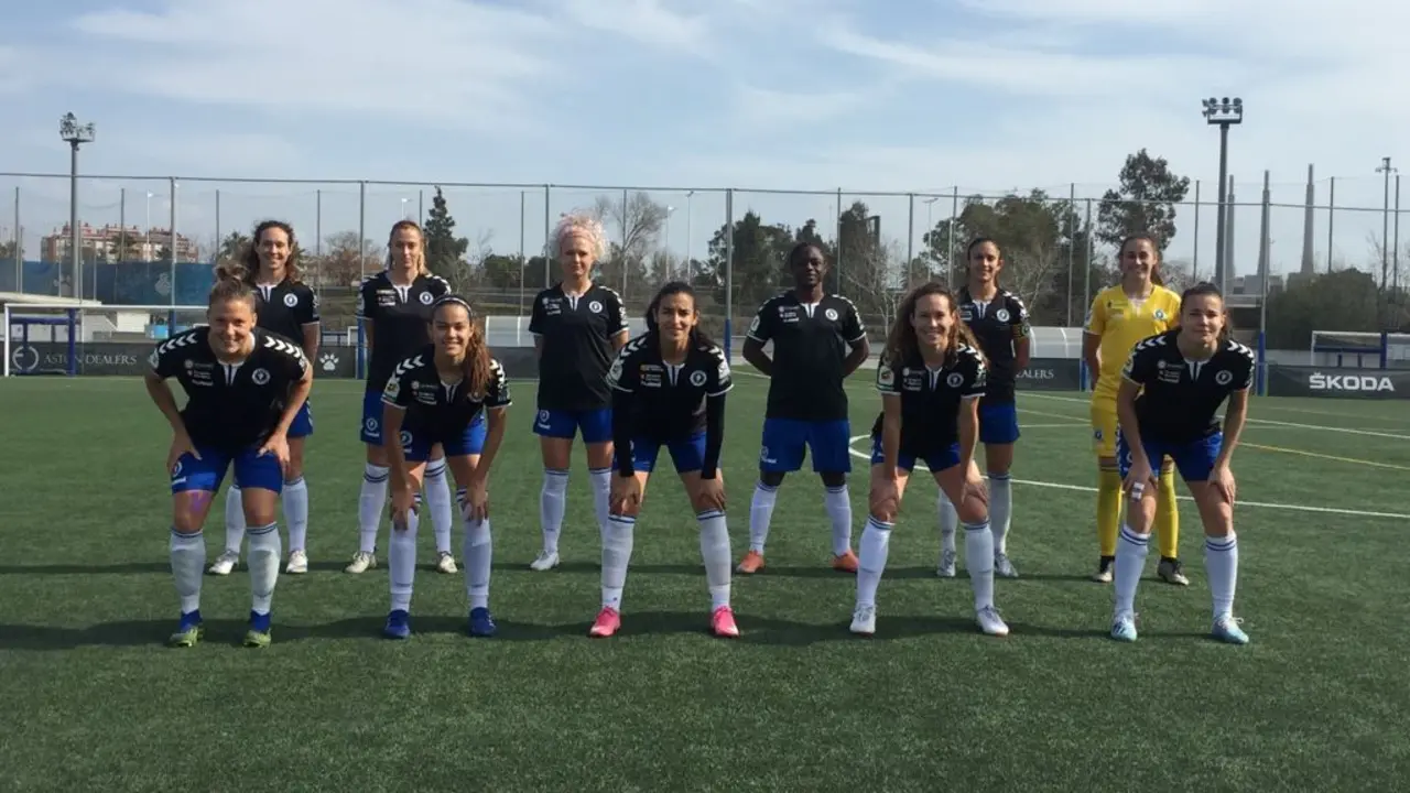 Once titular del Zaragoza CFF en la Ciudad Deportiva Dani Jarque. Foto: Zaragoza CFF
