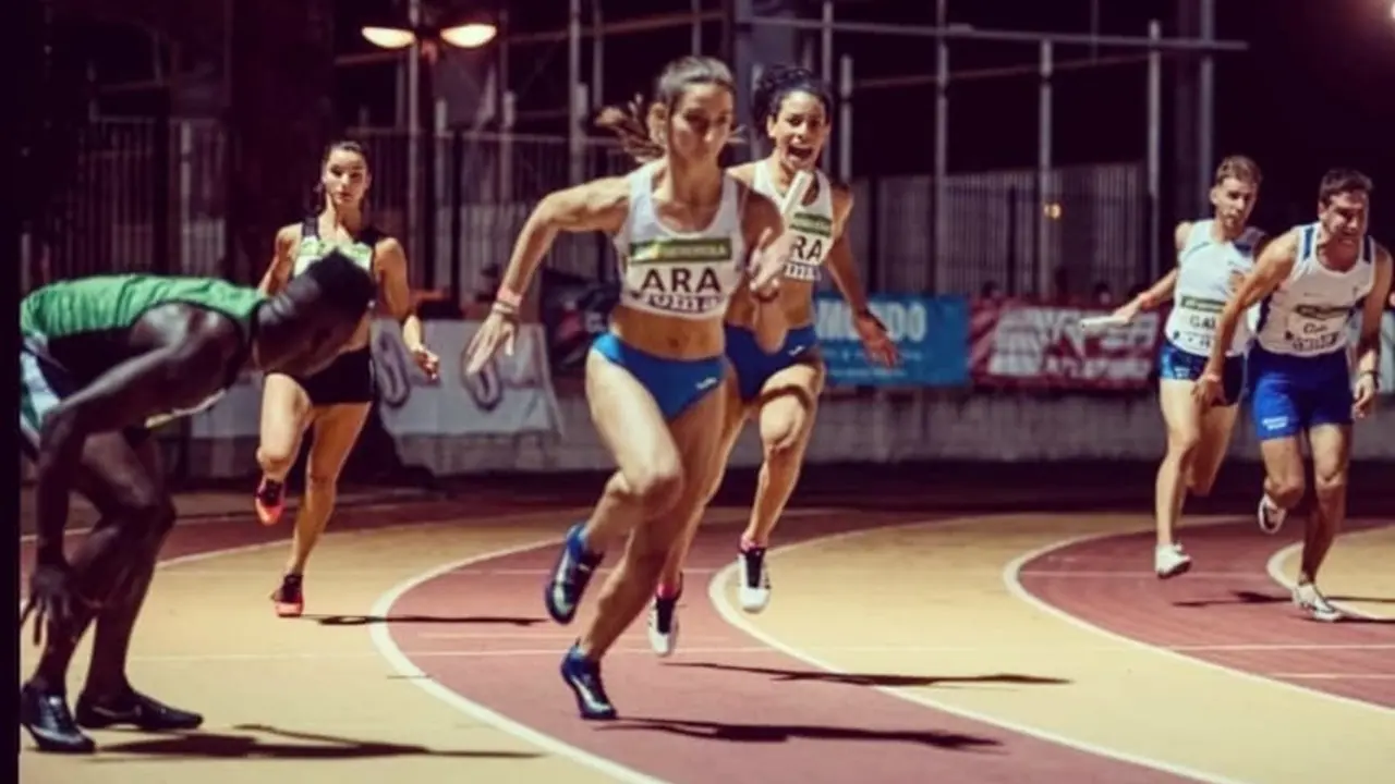 Elena Guiu compitiendo con la Federaci&oacute;n Aragonesa. Foto: Club Atletismo Fraga-Bajo Cinca