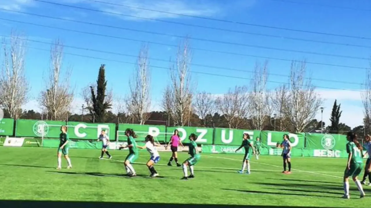 El Zaragoza CFF cont&oacute; con las ocasiones m&aacute;s claras en Pozuelo. Foto: Zaragoza CFF
