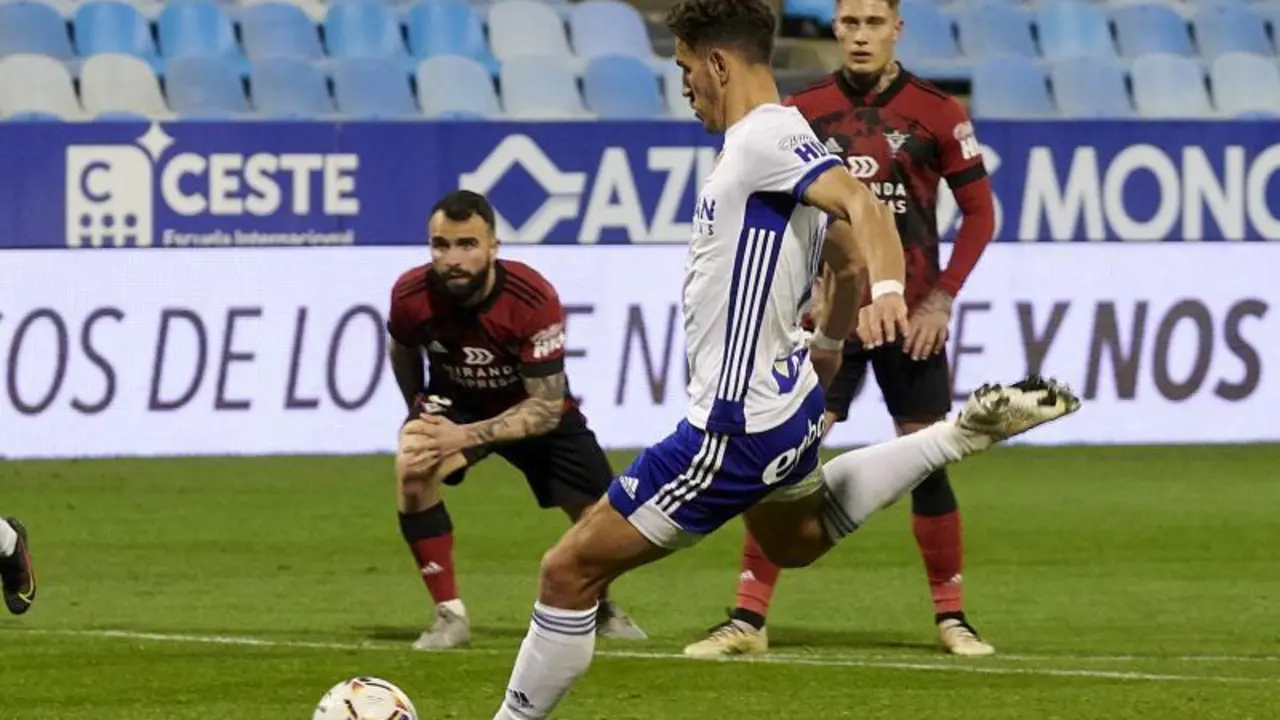 Alex Alegr&iacute;a desde los once metros |&nbsp;Real Zaragoza 
